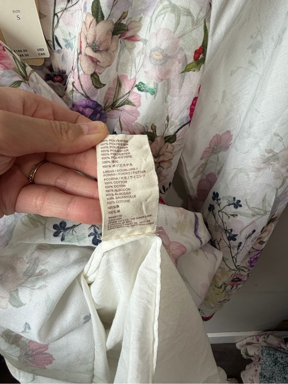NWT Anthropologie Let Me Be V-Neck A-Line Mini Dress - Picture 7 of 10